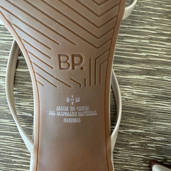 Women's Tan Strappy Heels - Picture 4 of 5